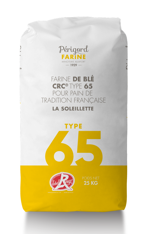 Périgord Farine : Farine de blé CRC© Type 65 pour pain de tradition française La Soleillette